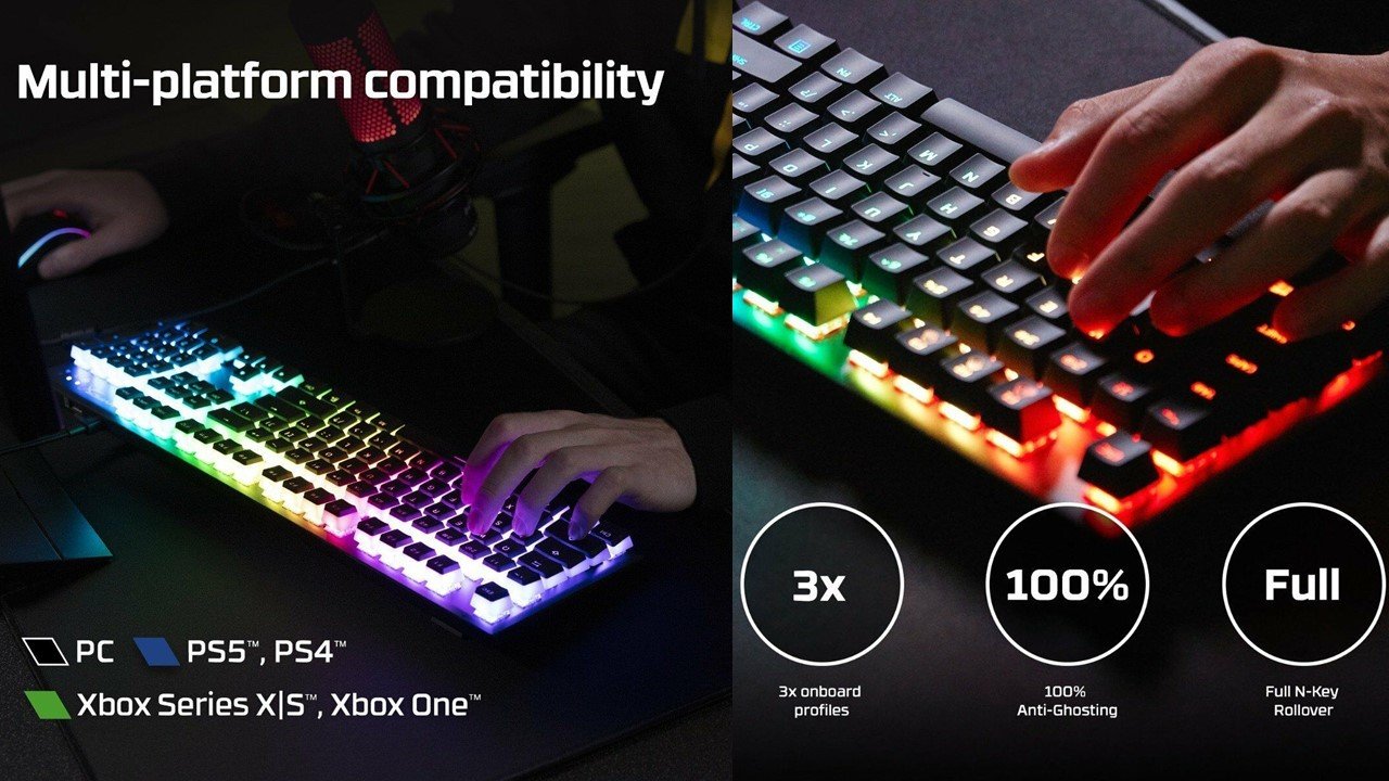 HyperX Alloy Origins - Mechanical Gaming Keyboard - HX Red (US Layout)